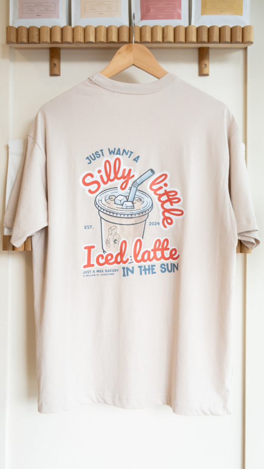 Iced latte Summer T shirt -Linen